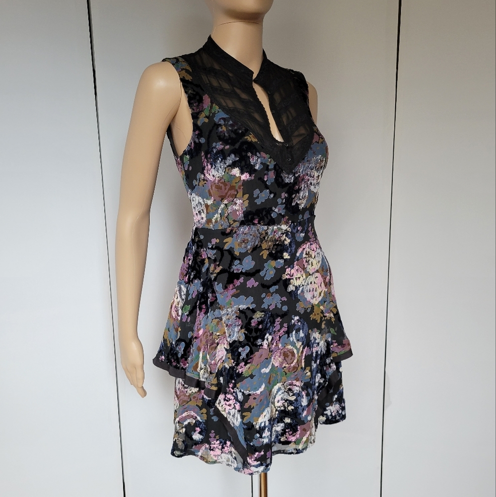 Free People Falling Leaves Burnout Dress